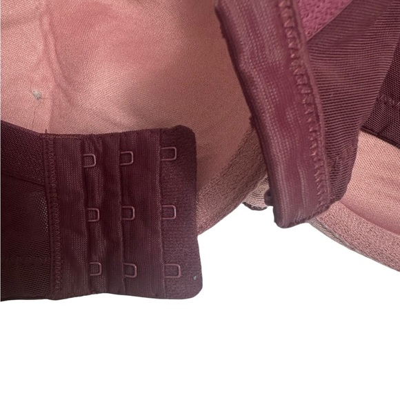 Cacique burgundy opulent lace bra size 42C - Picture 7 of 9